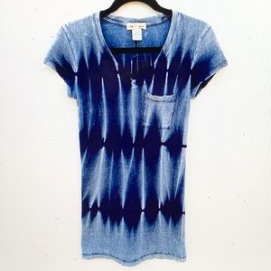 Cloth & Stone Tie Dye Shirt Dress Tunic